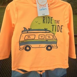Ride the Tide 2pc 6mo swimsuit